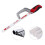 HAUTMEC Mini Hacksaw - Compact Hand Hack Saw Metal Frame HT0035-PL 2