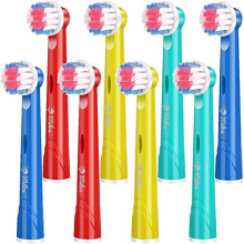 Milos Compatible Oral B Kids Electric Toothbrush Heads / 8 Pack of Kids Electric Toothbrush Heads / Compatible Oral B Kids Toothbrush Heads /