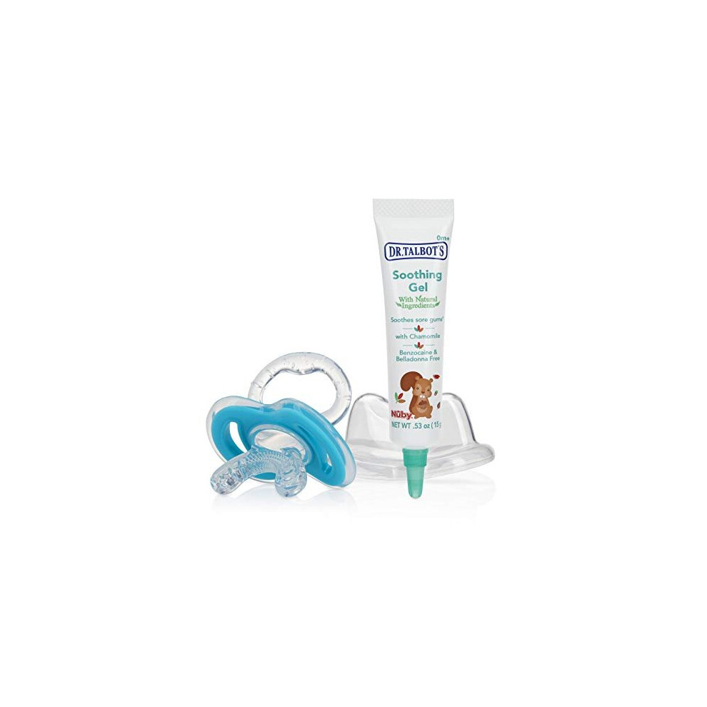 Naturally Inspired Soothing Gel For Sore Gums With Bonus Gum-Eez Teether Combo, Benzocaine Free, Belladonna Free, 0.53 Fluid Ounce Dr. Talbot's