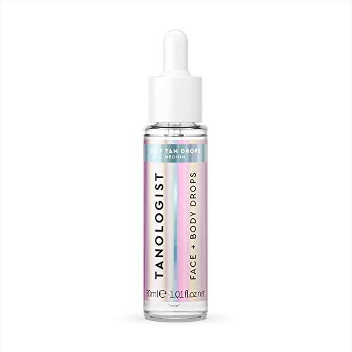 Tanologist Face en Body Self Tan Drops, Medium - Bronzende Druppels - Vegan