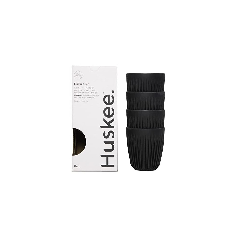 Huskee - HuskeeCup (4-Pack) (Charcoal, 8oz)