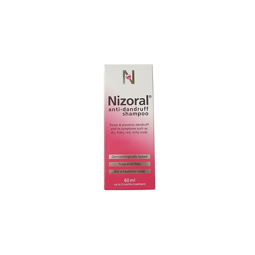 Nizoral Anti Dandruff Shampoo Ketoconazole 3 x 60ml