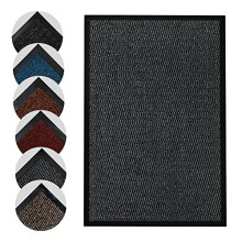 Homatz Door Mat Indoor & Outdoor Heavy Duty Floor Mat - Non Slip Rubber Back Door Mats Indoor Rug - Dirt Trapper Super Absorbent Front Door Mat,