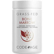 Codeage Grass-Fed Bone Marrow: Full Spectrum Whole Bone Extract, Cold Processed, Pasture-Raised, Non-GMO, 180 Capsules