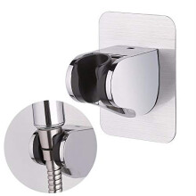 Clarmonde Shower Head Holder Plastic Handheld Showerhead Bracket Adjustable Bracket Wall Mount for Bathroom with Adhesive Stick,1pcs (Bracket 03)