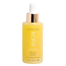 KORA Organics Noni Glow Face Oil 30 ml - Black Bottle, Pure Radiance & Hydration