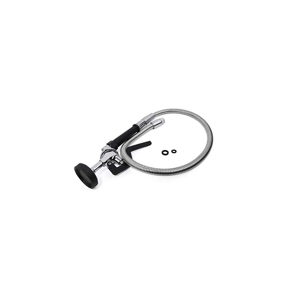 Commercial Pre Rinse Spray Gun/Sprayer Hose/Heavy Duty Pull Down Tap - Kitchen Pre-Rinse Spray Head With 38Inch Stainless Steel Hose 8329187286529