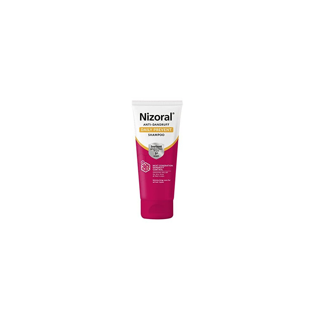 Nizoral Daily Prevent Shampoo 200ml, Stops dandruff returning from the 1st wash, 24 hour itch relief, moisturising care for all hair types