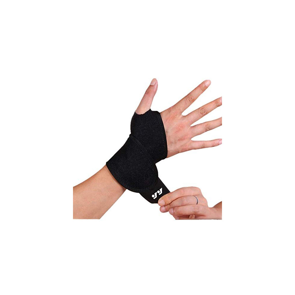 Ovyuzhen Wrist Compression Strap And Support Wrist Brace Sport Unisex One Size Adjustable For Fitness, Weightlifting, Tendonitis, Carpal Tunnel