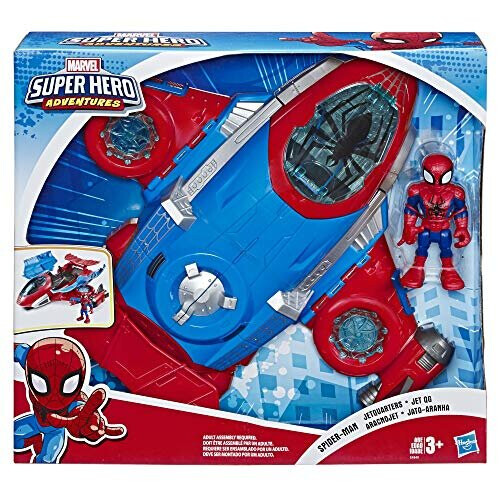 Super Hero Adventures Playskool Heroes Marvel Spider-Man Jetquarters 1