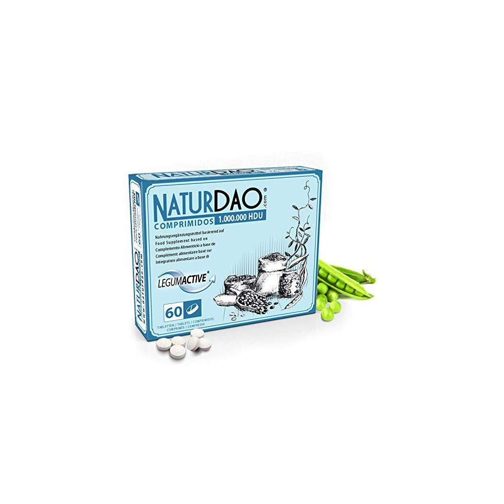Naturdaocom Legumactive Naturdao - 1.000.000 Hdu - Vegetable Dao - Dao Deficiency - Histamine Intolerance - Diamine Oxidase