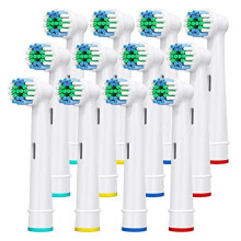 Banavos Replacement Toothbrush Heads Classic Round Brush Heads Replacement Refills Compatible with Braun Oral B Electric Rechargeable Toothbrushes, 12