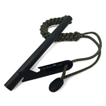 Ember Rock 2XL Firesteel Fire Starter - Huge Survival Ferrocerium Rod 152mm x 12.7mm - Paracord Lanyard with Multi Tool Scraper