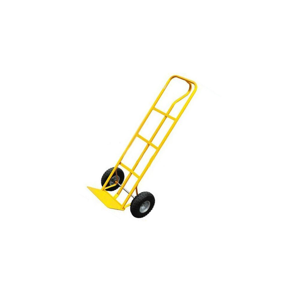 600Lb Heavy Duty Sack Truck Industrial Hand Trolley With Pneumatic Tyre Wheel 5056316702478