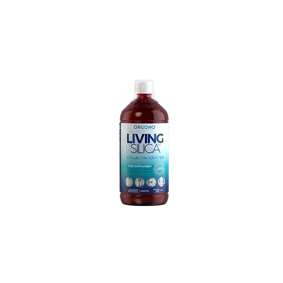Orgono Living Silica Collagen Booster Liquid | Vegan Liquid Silica Supplement Collagen Booster | Collagen Supplement For Joints And Bones. | 67-Day