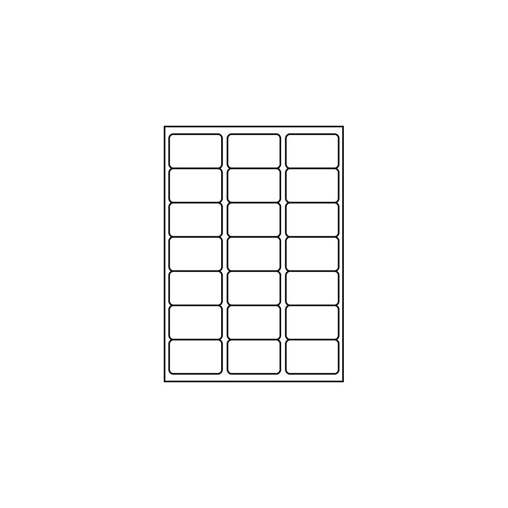Smithpackaging A4 Self Adhesive Address Labels, 21 Labels Per Sheet, 100 Sheets, 63.5 X 38.1Mm 2100 Labels