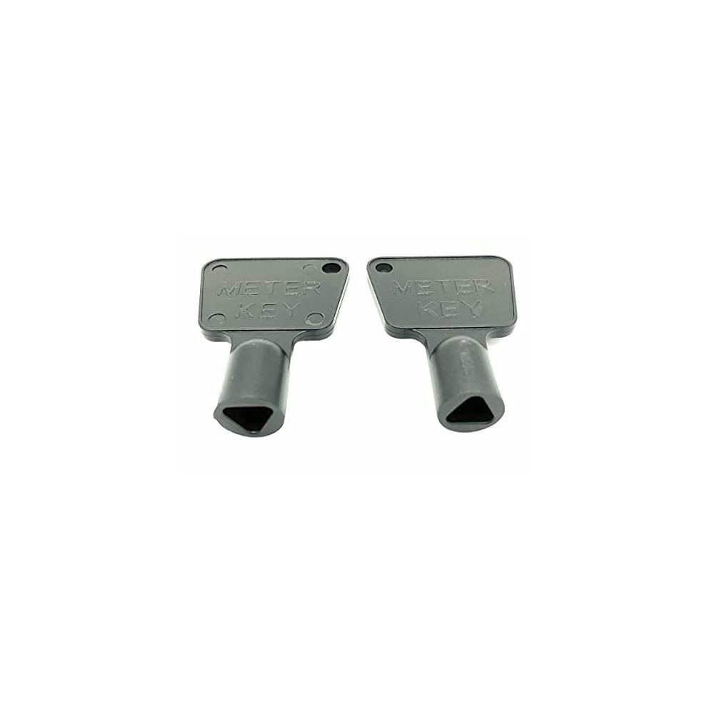 Meter Box Keys - Pack Of 2 For Gas Electric Utillity Meter Boxes Triangular 716053439628