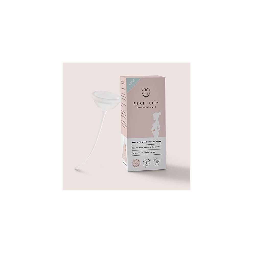 Fertilily Conception Cup. Hormone Free Fertility Which Helps To Conceive At Home. Improves The Chances Of Pregnancy By 48%. Womens Silicone Fertility