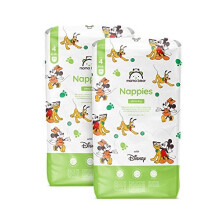 Mama Bear Disney Ultra Dry Nappies Size 4 (8-14 kg) 2 x 84 (Monthly Pack) Leak-proof with Double Elastic Barriers, Supersoft Inner Layer