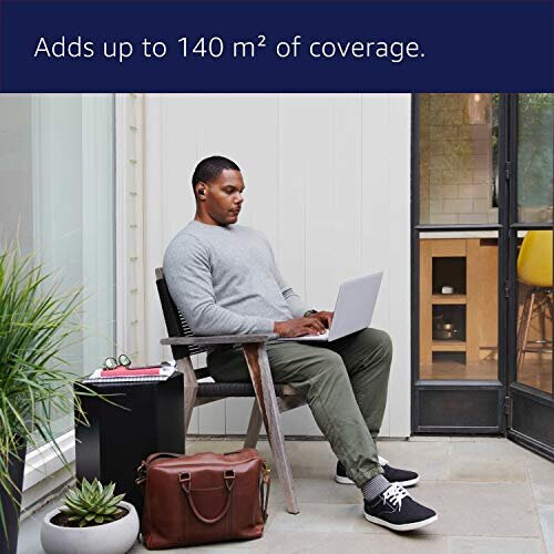 eero Amazon eero 6 dual-band mesh Wi-Fi 6 extender | Expands existing eero network 1