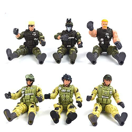 Fycooler Special Forces Army Men Combat Swat Soldier Action Figures Toy