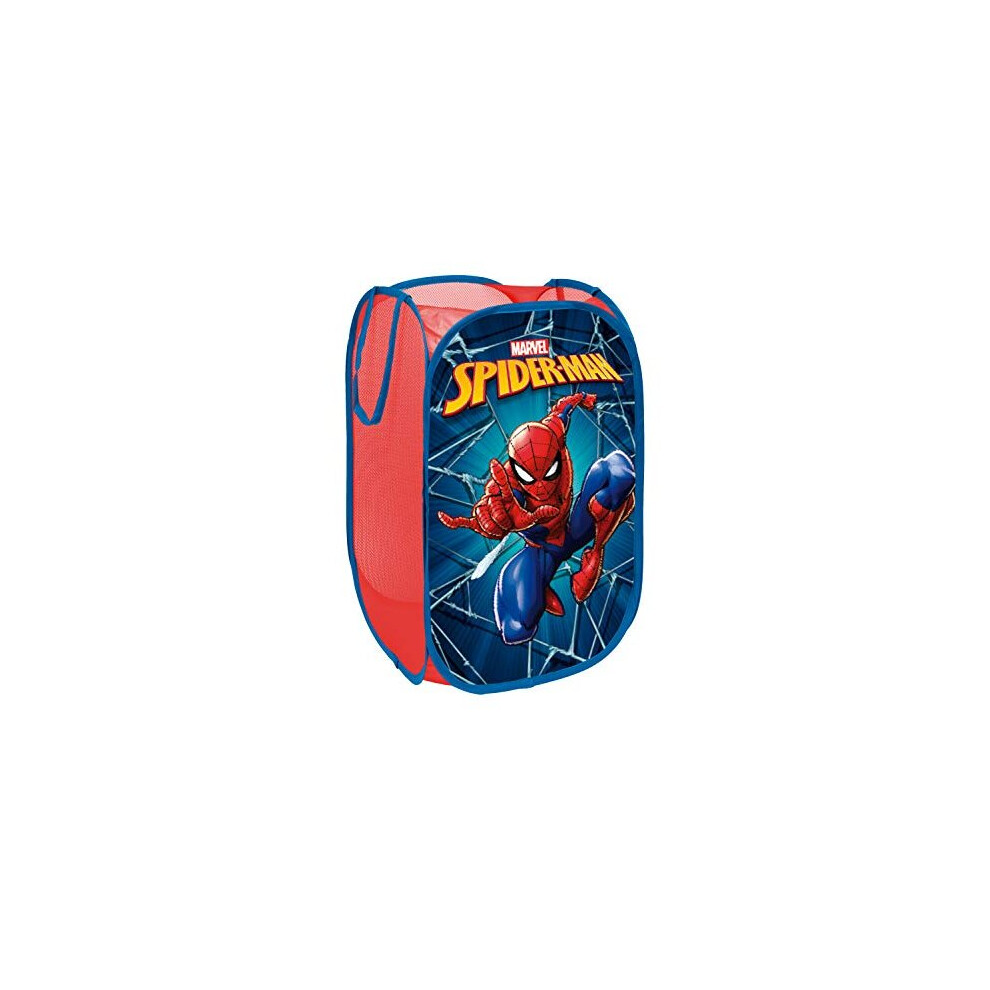 Superdiver Disney Pop-Up Laundry Basket Toy Box Storage Box Clothes Box for Children (Spiderman)