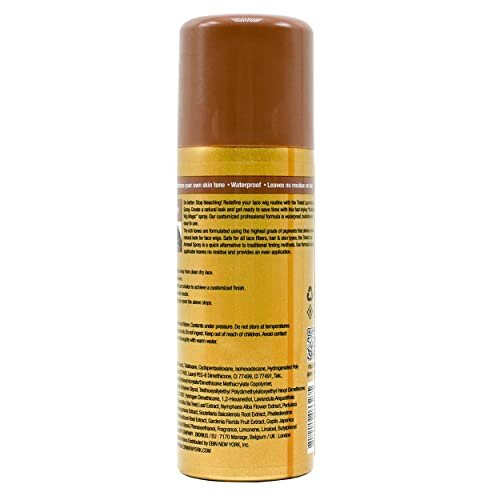 EBIN NEW YORK Tinted Lace Aerosol Spray (Medium Dark Brown) 1
