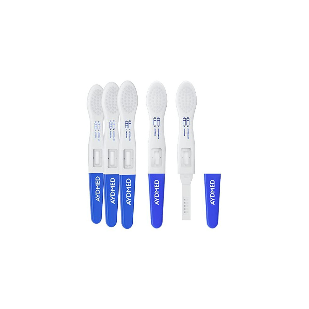 Aydmed 5 X Professional Ultra Early Pregnancy Test Dip Cards | Ultra-Sensitive Urine Pregnancy Tests | >99% Accuracy | Test Six Days Before Missed