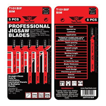 5 x TopsTools T101BIF Laminate Cutting Jigsaw Blades Compatible with Bosch, Dewalt, Makita, Milwaukee and many more