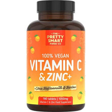 Powerful Vitamin C and Zinc Tablets - Vitamin C 1000mg with Zinc - 6 Month's Supply - Boosted with Citrus Bioflavonoids & Bamboo - For The Maintenance