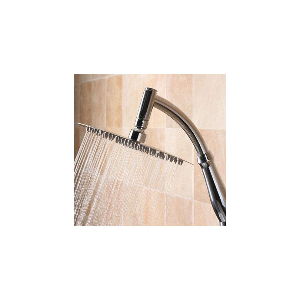 Sieyescity Powerful Rainfall Shower Head - High Pressure Rain Shower Heads - Large Waterfall Showerhead With Chrome Finish - Universal Shower 192530256344