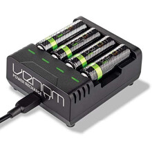 Venom TAO9628 Power Recharge - Charging Station plus 4 x AA 2100mAh Rechargeable Batteries