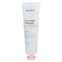 Boka PINPOXE Coco Ginger Toothpaste - Nano-Hydroxyapatite for Remineralizing and Sensitivity, Fluoride-Free I Dentist Recommended, Made in USA I 4oz