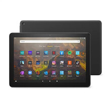 Fire HD 10 tablet | 10.1", 1080p Full HD, 64 GB, Black - with Ads - Refurbished