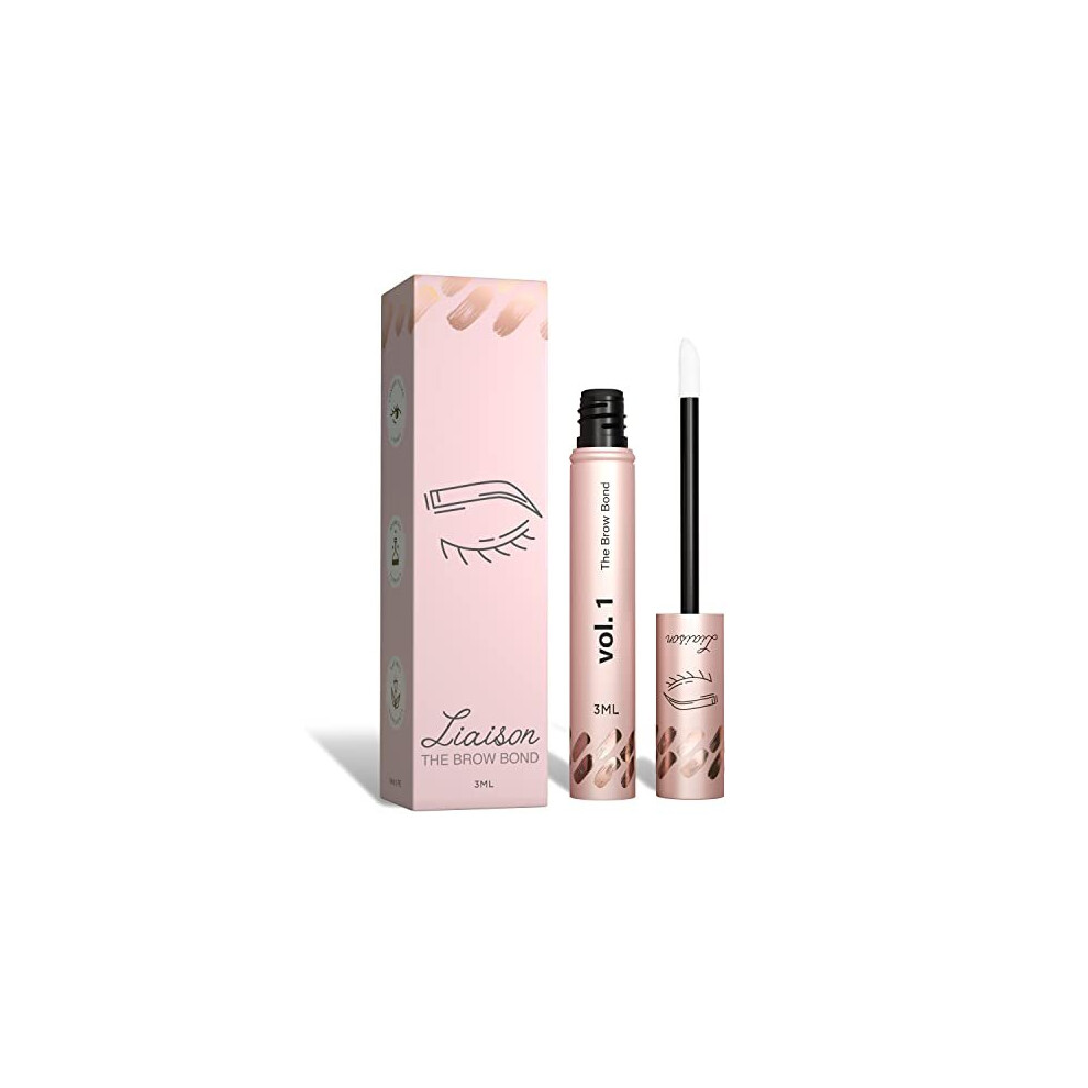 Liaison Eyebrow Growth Serum - Brow Serum For Thicker Fuller Healthier Eyebrows - Premium Eyebrow Serum - Vegan & Cruelty Free - Eye Brow Serum To Grow