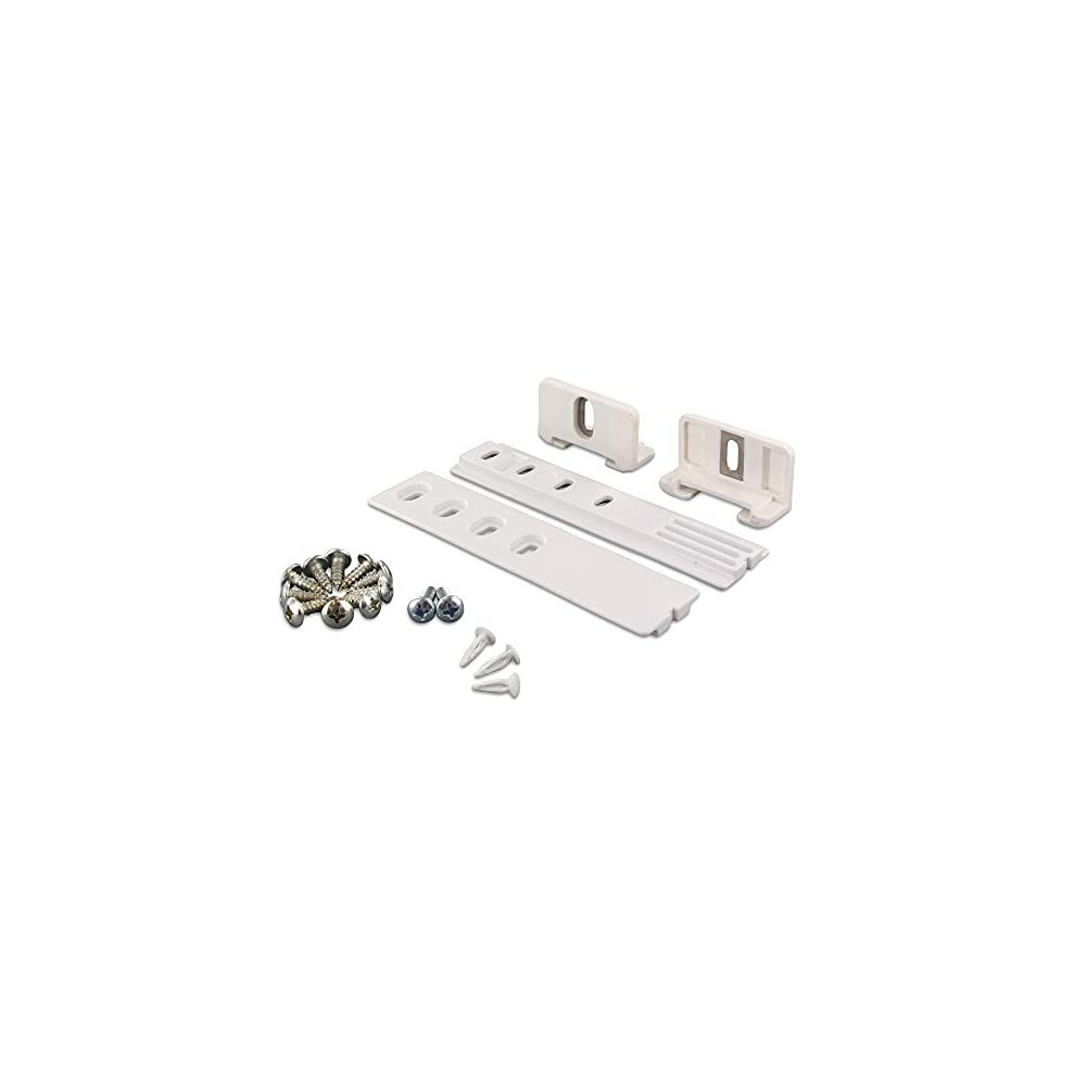 DL-pro Universal Door Mounting Set for Tow Door Tow Hinge Also for Liebherr 9086322 Door Mounting Hinge Mounting Bracket for Built-in Fridge Freezer