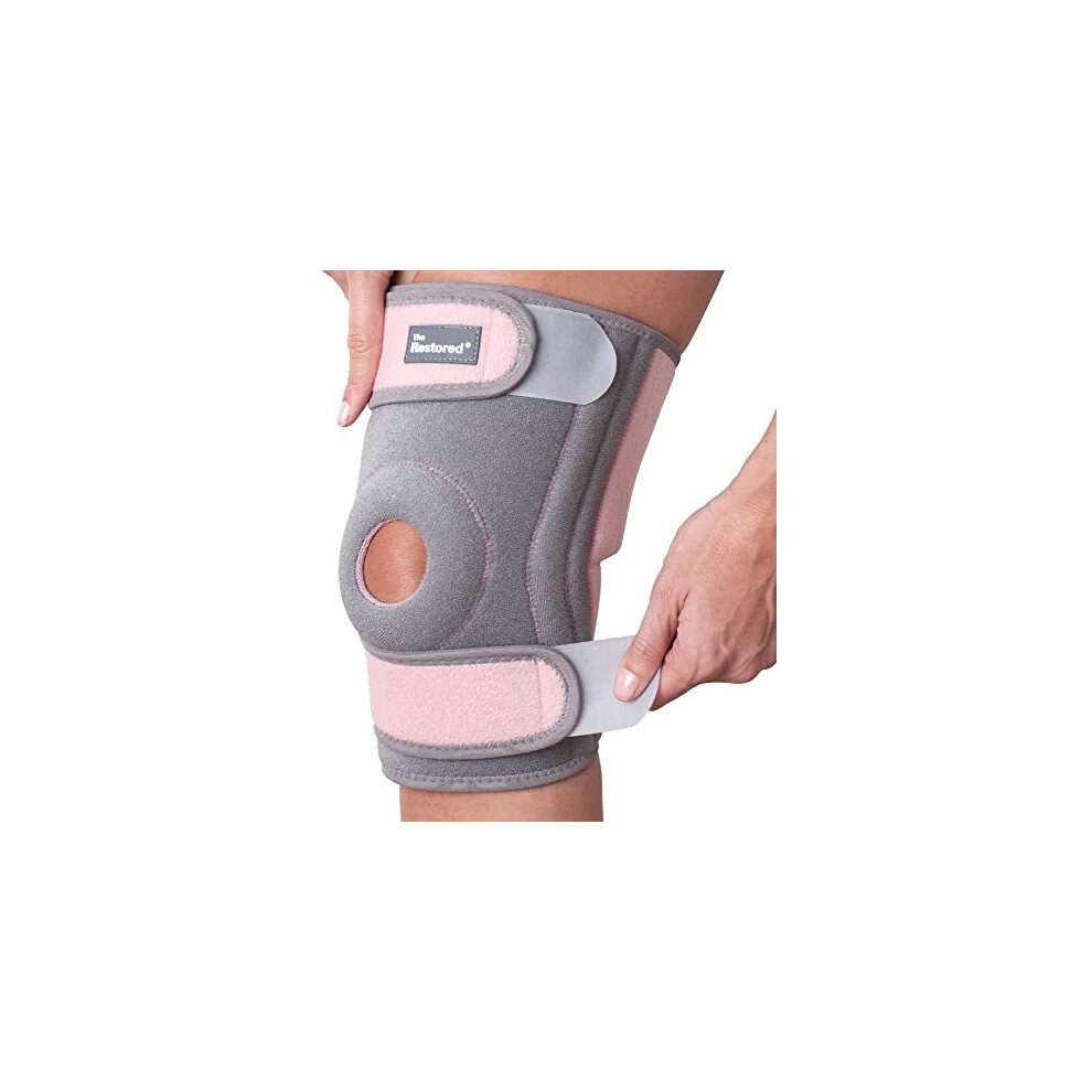 The Restored ContourFIT Knee Brace for Women - Adjustable Knee Brace Support - Knee Support for Running, Walking and Joint Pain Relief - Running Knee