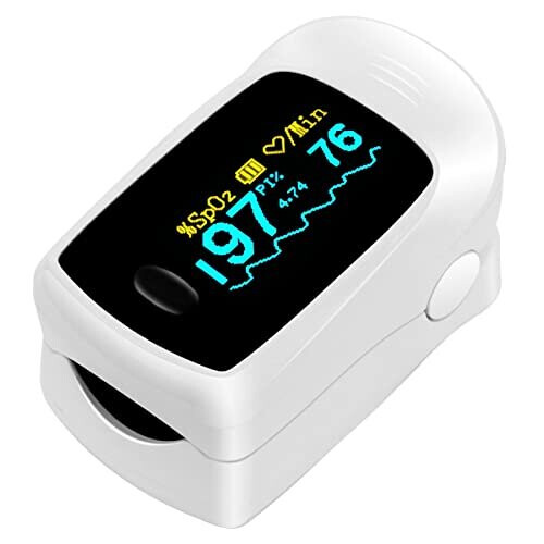 O2 Sat Finger Monitor BLT M70B Oxygen Monitor Finger Adults, Fingertip Pulse Oximeter CE Mark ...