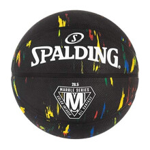 Spalding Marble Series Black Multi-Color Outdoor Basketball 29.5&quot