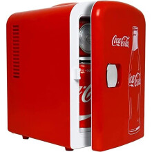 Coca Cola Mini Fridge 4 Liter/6 Can Portable Fridge/Mini Cooler Refrigerator for Food Beverages Drinks Cosmetics Skincare For Home Bedroom Office Dorm