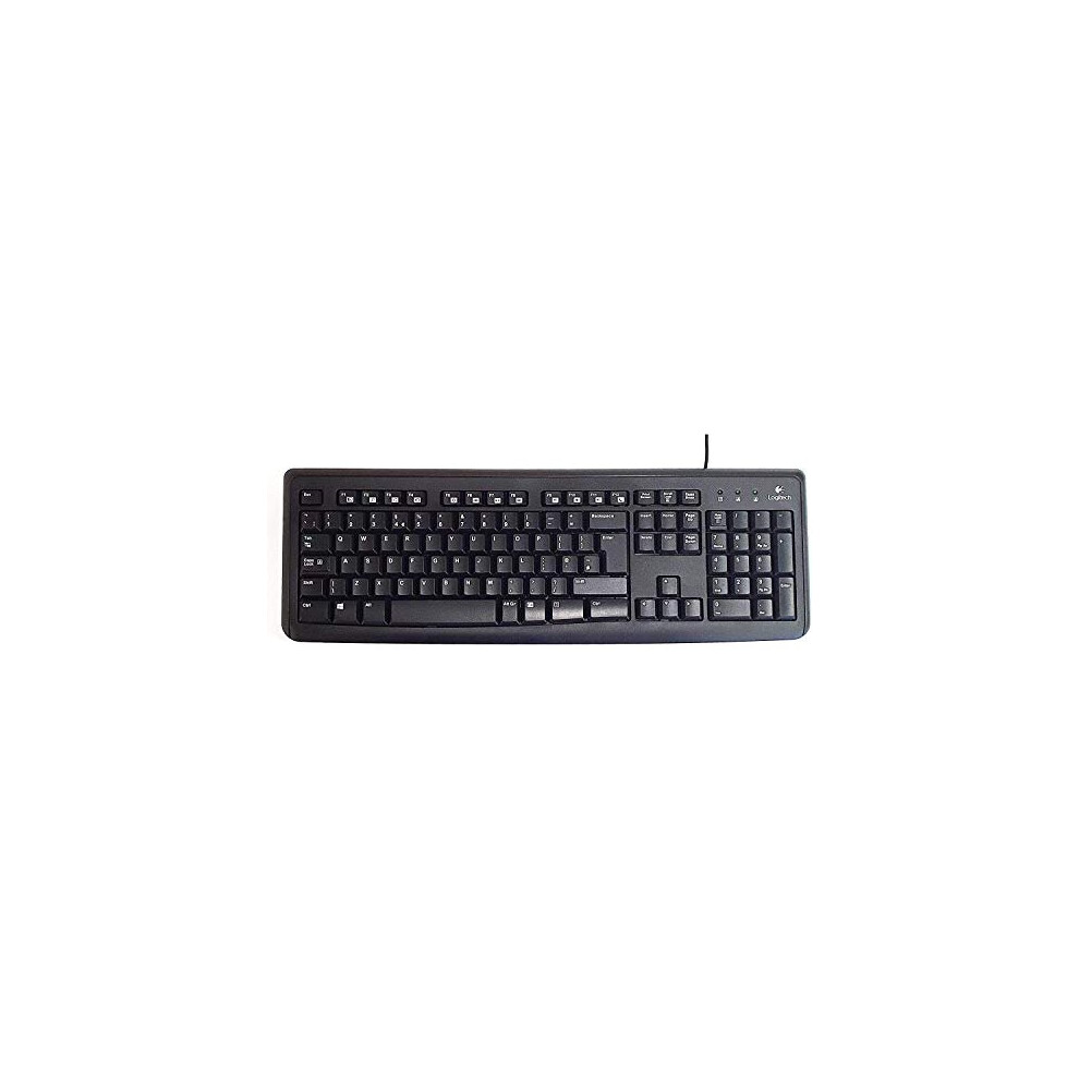 Logitech K110 Wired USB Wired Spill Resistant Full-Size PC Keyboard with Media Control, Compatible with Windows & Linux, For Home, Office & Business-image-OPC-PB92RT7-NEW