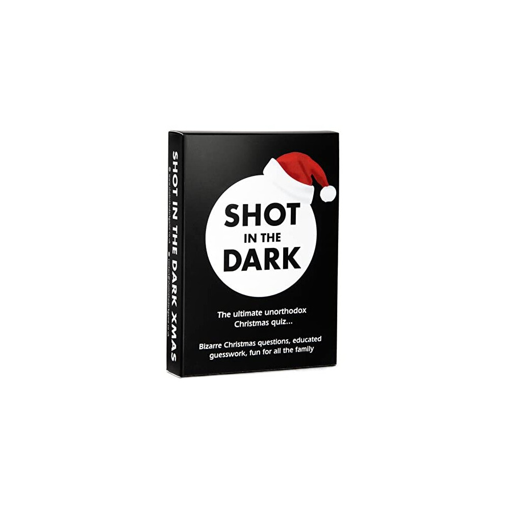 Shot in the Dark: Christmas Quiz Edition | 2+ players | Fun Family Card Game for Adults & Kids | Perfect for Playing with Family Over Christmas,