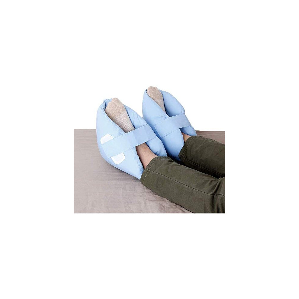 Heel Pillows Pads Bed Sore Cushion Heel Protectors for Feet Foot Boot for Injuries (2pcs) Ankle Protector Pain Pressure Relief from Sores and Ulcers