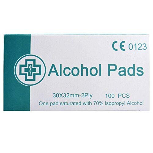 70% Isopropyl Alcohol Pads – 100 Individually Wrapped Wipes 1
