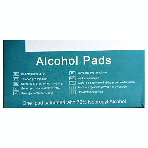 70% Isopropyl Alcohol Pads – 100 Individually Wrapped Wipes 2