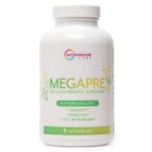 Microbiome Labs MegaPre Prebiotic Blend - Clinically Tested Oligosaccharides Fiber to Support Immune Health, Digestion & Gut Barrier - Prebiotics