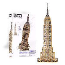 K'NEX 15259 Architecture Empire State Building Set, Hobby Craft Set for Kids and Adults, 2122 Piece Model Kit, Building Construction Set for Teenagers