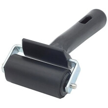 Rubber Roller, Ideal for Anti Skid Tape Construction Tools, Print, Ink and Stamping Tools (Black, 6.5CM)