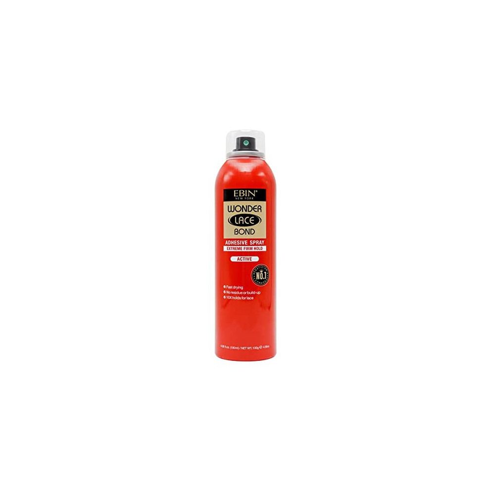 EBIN NEW YORK Wonder Lace Bond Adhesive Spray (Extreme Firm Hold, 6.34oz / 180ml)