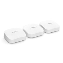 Amazon eero Pro 6E mesh Wi-Fi 6E router system | built-in Zigbee smart home hub | 3-pack | coverage up to 560 sq.m